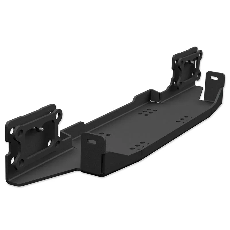 JL5611 – ARTEC INDUST Winch Mount, For Use With OE Steel Bumpers Bolt On Powder Coated Black Steel Without Winch